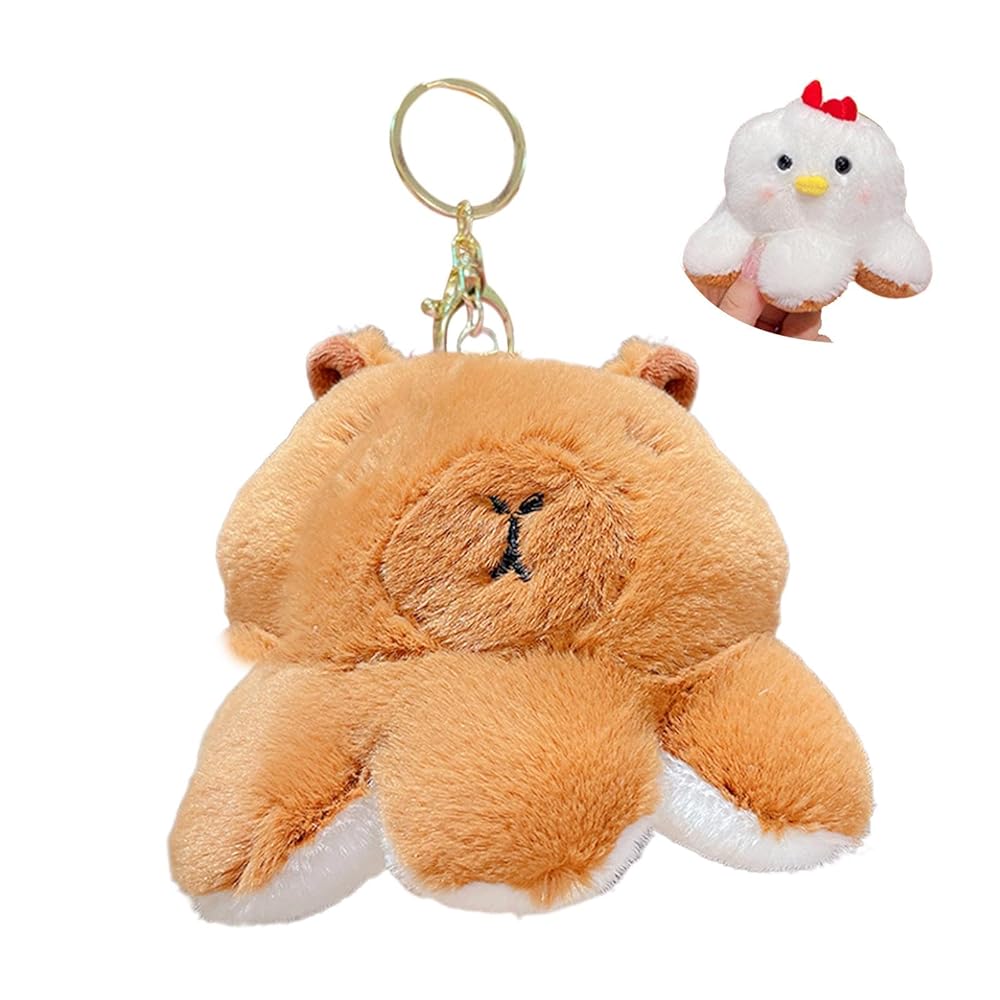  カピバラ バッグチャーム キーホルダー Amazon.co.jp: [DAETRN] カピバラ キーホルダー、カピバラ